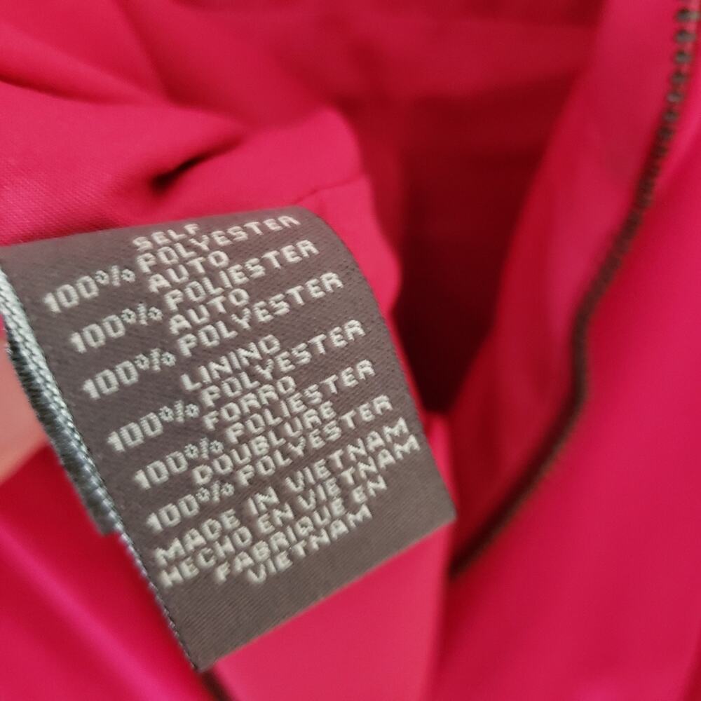 Vince Camuto Wrap Style Flowy Sleeveless Valentines Dress Red 4 - Picture 10 of 11